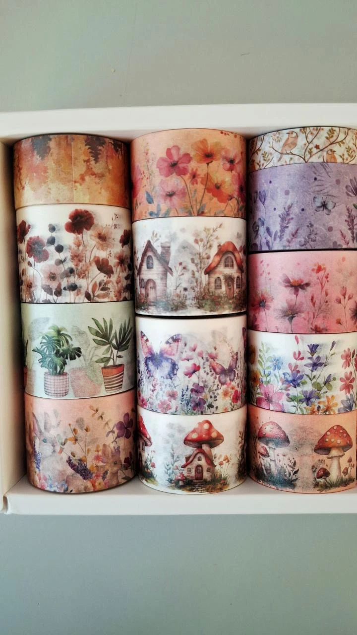 Conjunto de 27 rollos de cintas Washi Natureza – photo 5